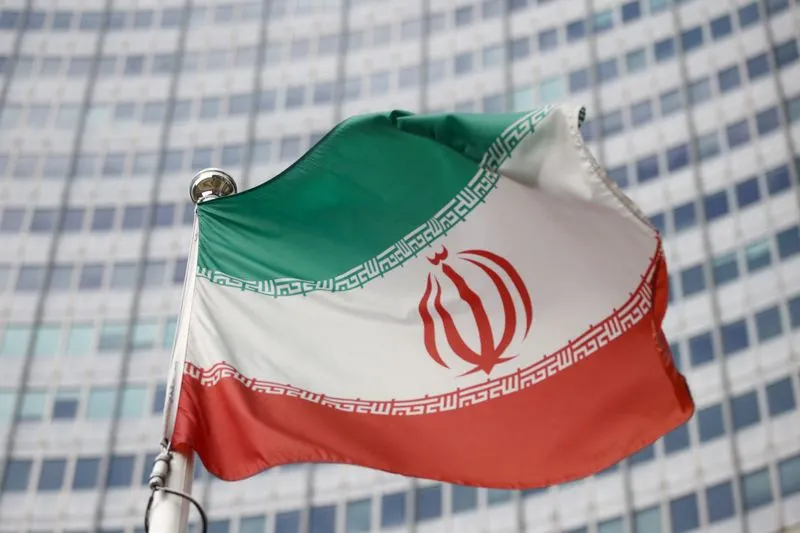 FOTO DE ARCHIVO: Bandera de Irán fotografiada en marzo, 1 de marzo 2021. REUTERS/Lisi Niesner