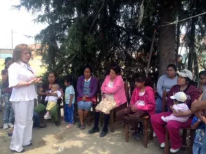 En Xonacatepec prometen voto a favor de Enrique Agüera y Claudia Hernández