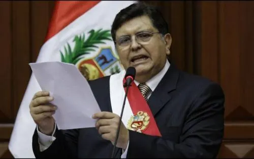 Ex presidente peruano Alan García se dispara al ser detenido