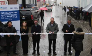 RMV y Luis Banck inauguran rehabilitación de la Avenida 3 Poniente