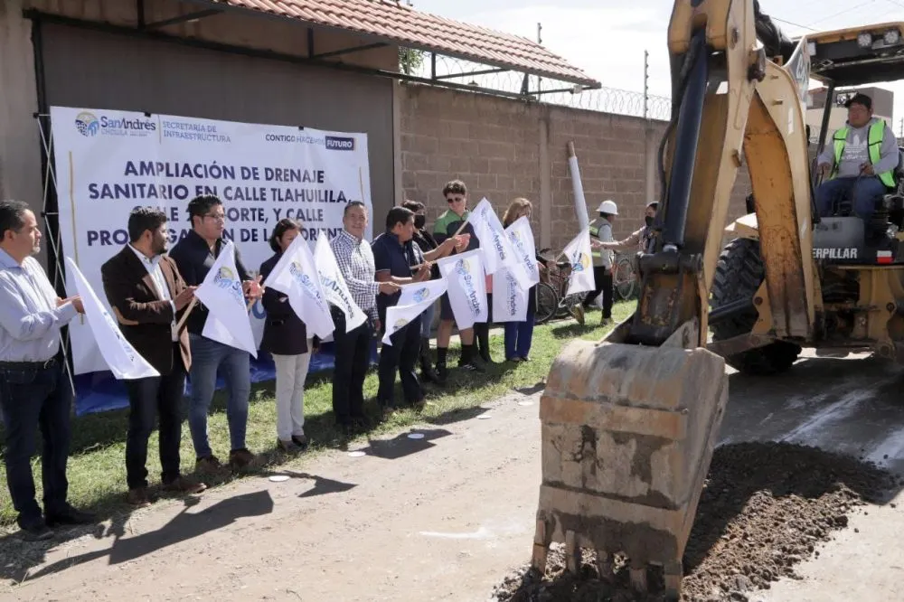 Rehabilitación de calles en San Andrés