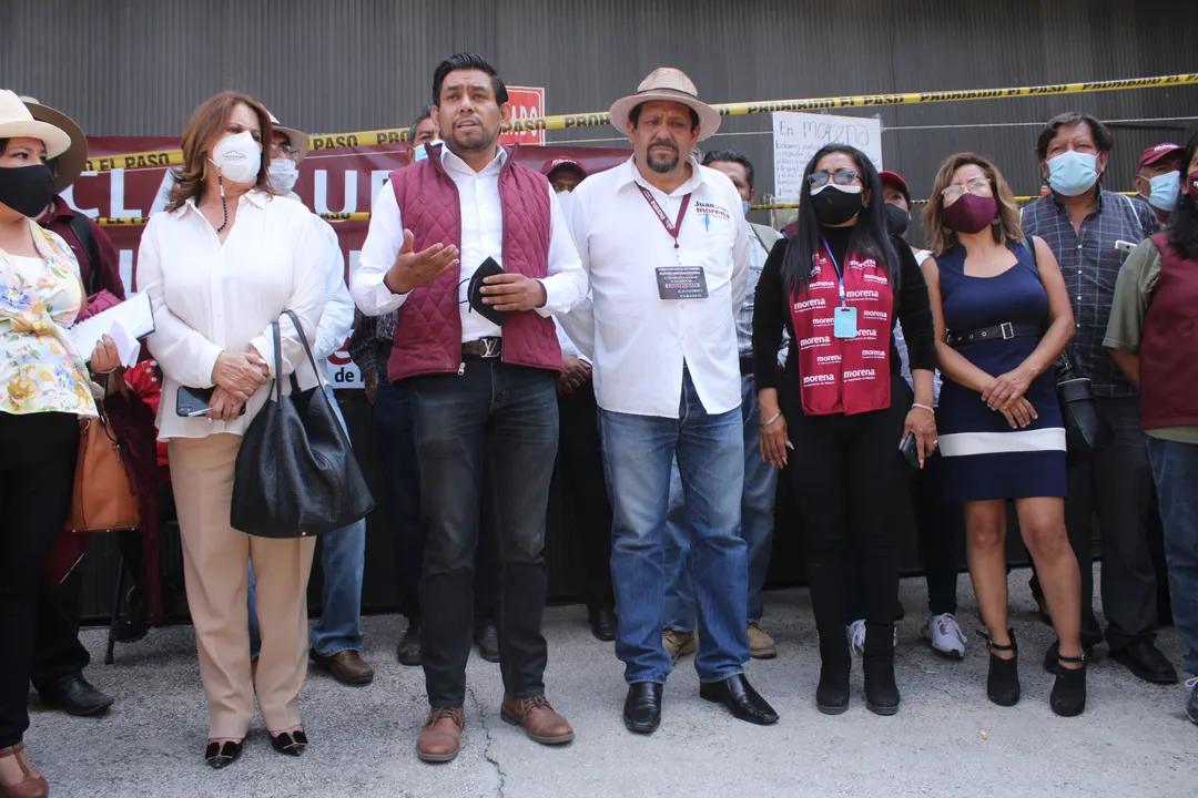Procederán penalmente contra militantes de Morena que irrumpieron sede del CEE