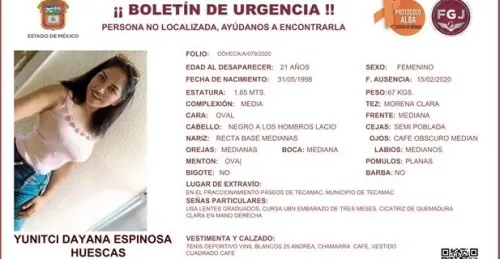Detienen a novio de Yunitci; trató de sobornar a policías para no declarar sobre muerte de la joven