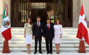 Peña Nieto recibe a príncipes de Dinamarca