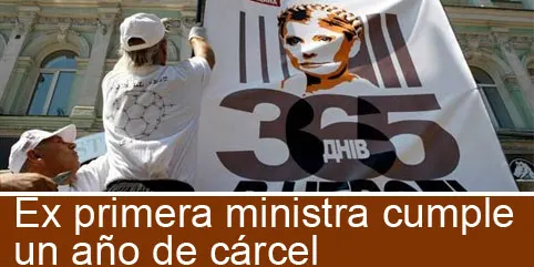 Ex primera ministra cumple un año de cárcel