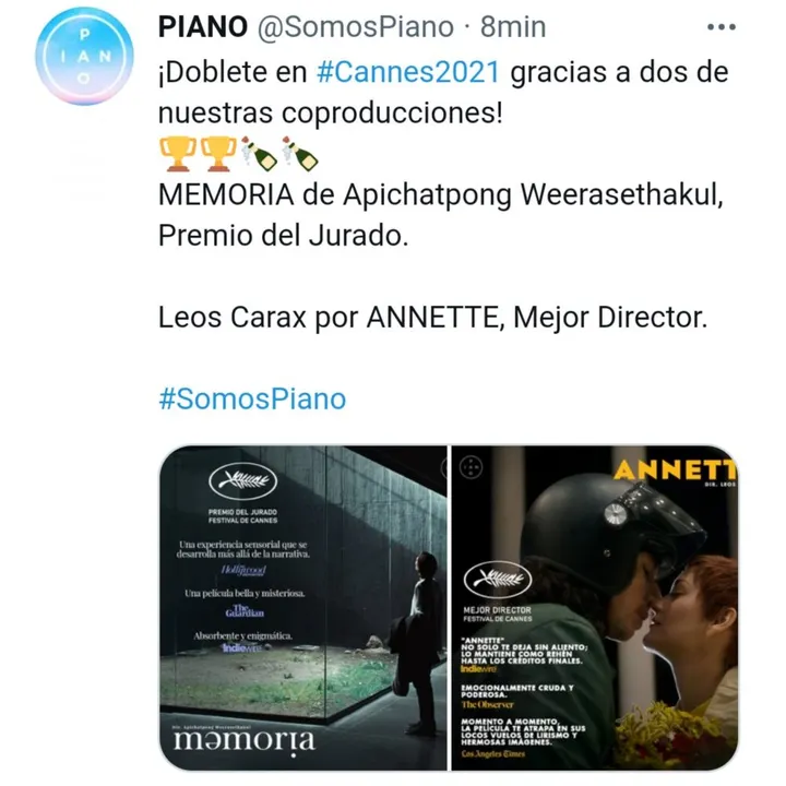 Cannes 2021: dos coproducciones mexicanas ganan Premio del Jurado y Mejor Dirección