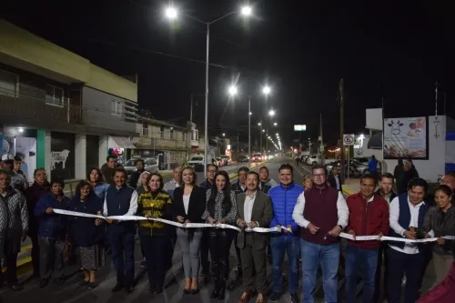 Entrega Luis Alberto Arriaga obras de infraestructura urbana en San Pedro Cholula