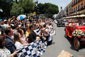 Puebla celebra el tradicional Combate de Flores