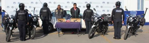 Desarticuló policía municipal a banda dedicada al robo a transeúnte y en transporte público
