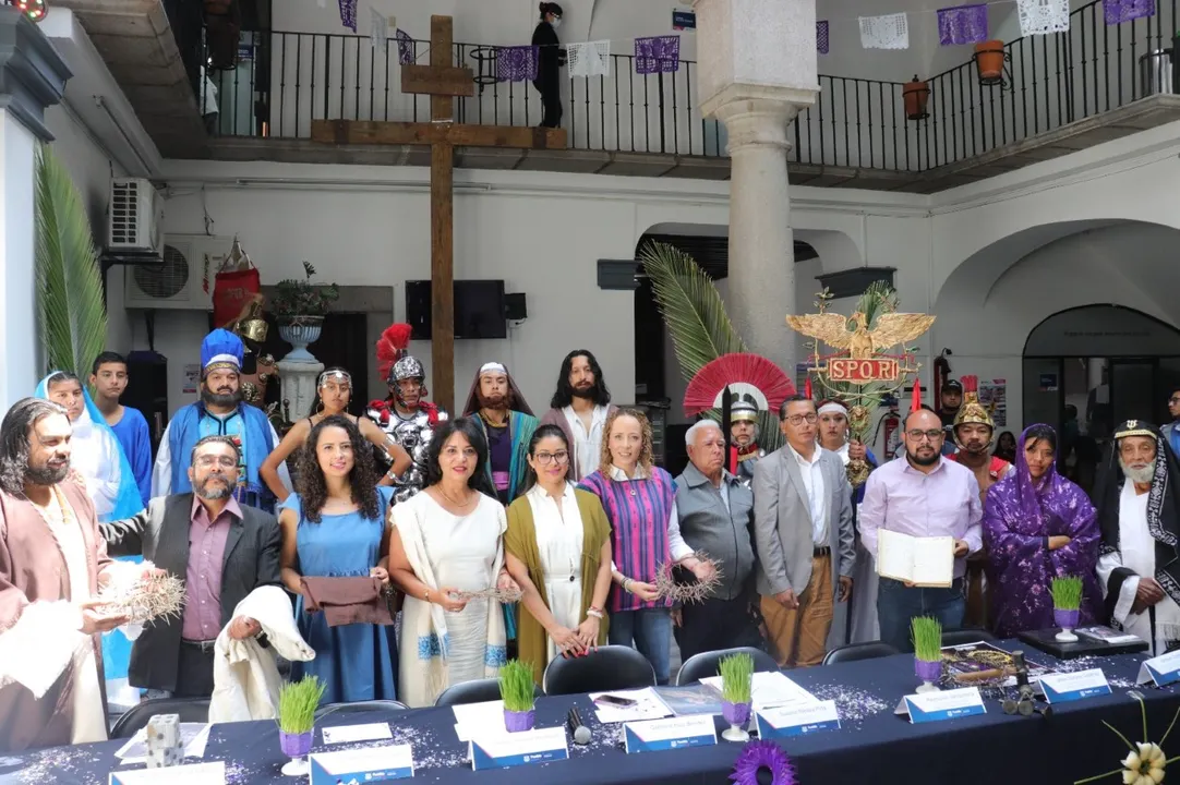 Ayuntamiento de Puebla impulsa la difusión de las representaciones religiosas de Semana Santa