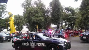 Policía Federal participa en los desfiles independentistas