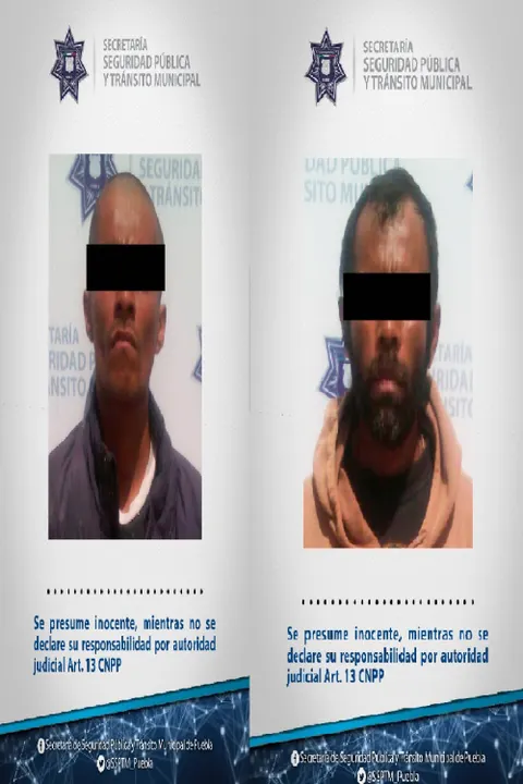 Detienen a dos personas por por intoxicarse en la vía pública en San Felipe Hueyotlipan