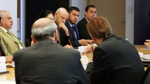 Manuel Alonso se reúne con Durazo y Secretarios de Seguridad Pública del centro del país