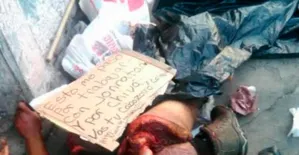 Lanzan cuerpos desmembrados a carretera de Veracruz