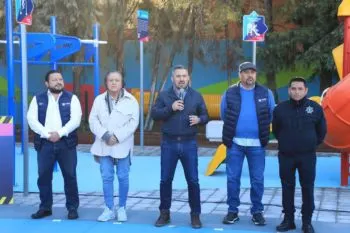 Ayuntamiento de Puebla rehabilita parque de Galaxia Castillotla
