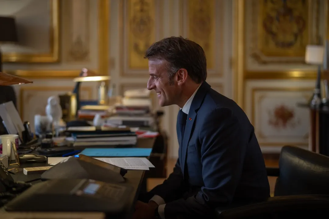 Emmanuel Macron, presidente de Francia