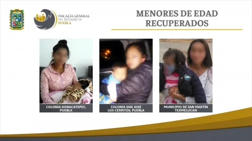 Fiscalía devuelve a tres menores de edad a sus madres y brinda protección