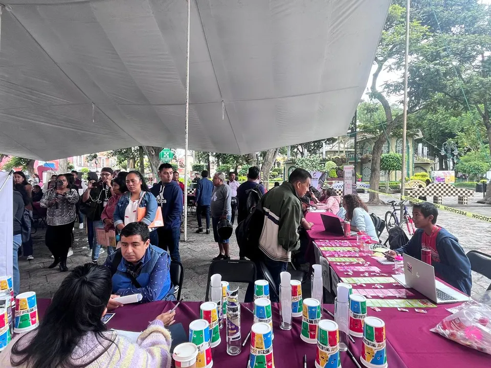Éxito en la Sexta Feria del Empleo en Atlixco, donde se ofrecieron cerca de 300 vacantes