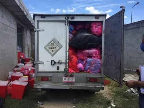 Supervisa Profepa el retiro de 3.2 toneladas de residuos de Xonacatepec