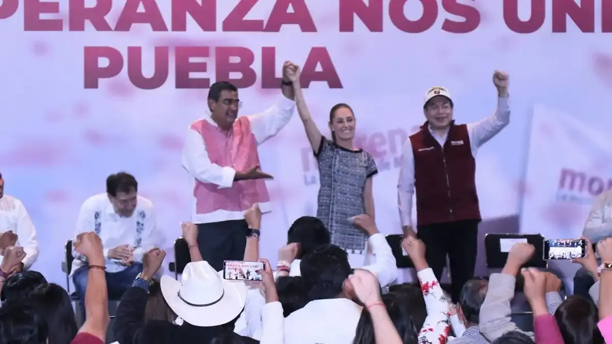 Sergio Salomon Cespedes Claudia Sheinbaum Mario Delgado
