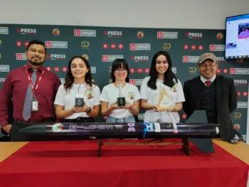 El equipo Milvus Rocket UPAEP obtiene el primer lugar absoluto del ENMICE