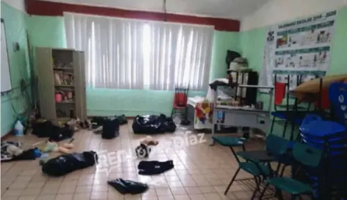 Roban por enésima vez Telesecundaria 163 en Lomas de San Miguel