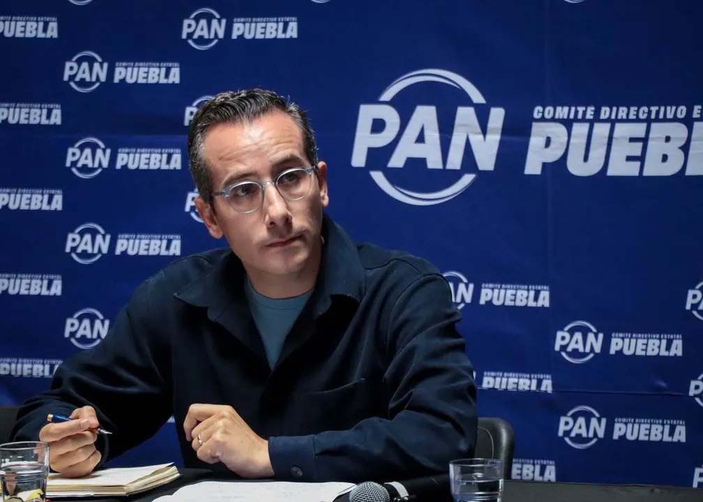 Mario Riestra Piña, dirigente estatal del PAN. Foto: Especial