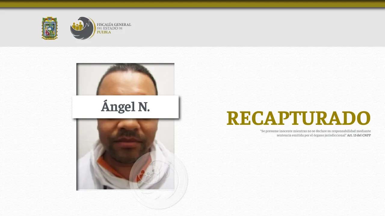 Fiscalía Puebla recapturó a un secuestrador en operativo de colaboración en CDMX