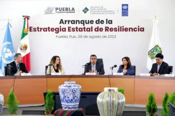 Puebla, pionero en generar políticas públicas a la resiliencia: Céspedes Peregrina