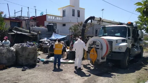 Agua de Puebla refuerza medidas higiénicas, en zonas que no cuentan con infraestructura sanitaria
