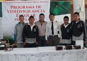 Entregan videocámaras de vigilancia en Bachillerato de Quecholac