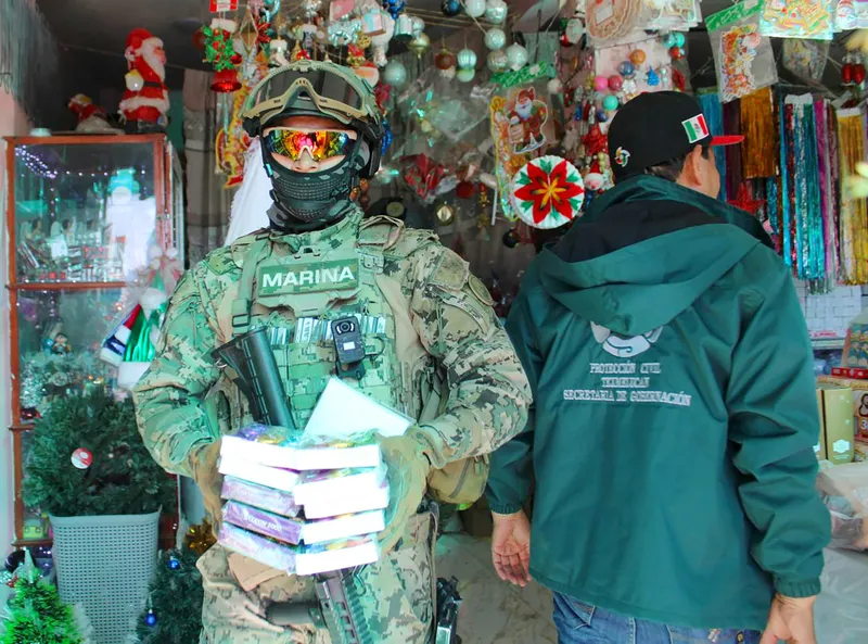Implementa gobierno de San Martín Texmelucan Operativo Pirotecnia