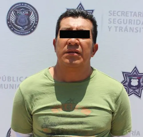 Detuvo Seguridad Pública Municipal de Puebla a probable delincuente