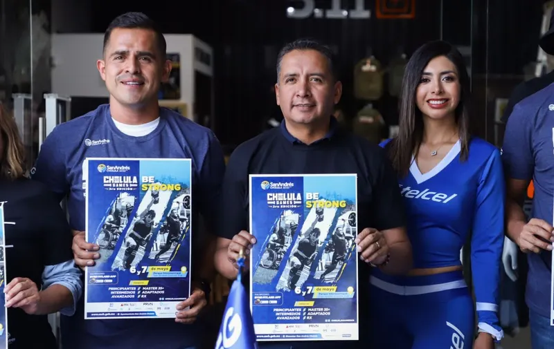 Presenta Ayuntamiento de San Andrés Cholula Playera de Atletas y Jueces de la Competencia Cholula Games