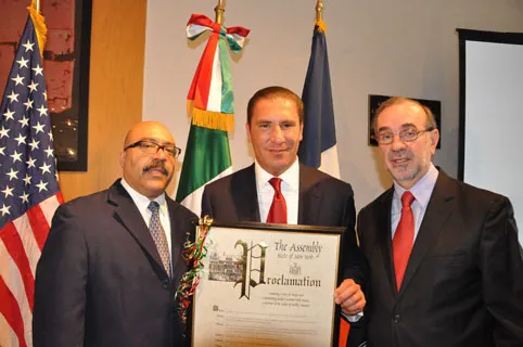 Se reúne RMV con embajador de EUA en México