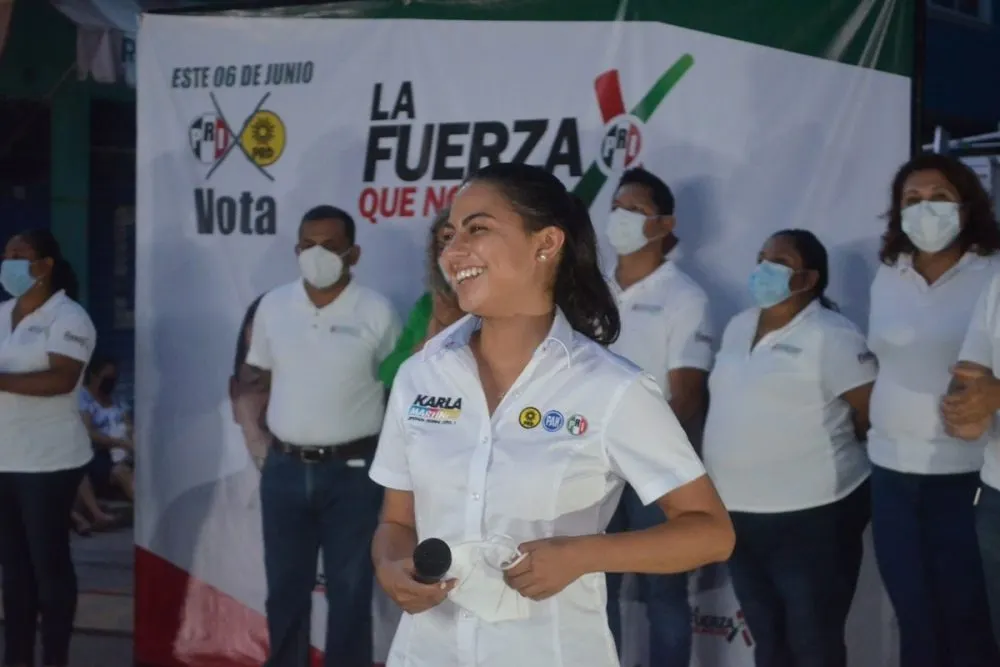 Distrito de Huauchinango parece estar definido a favor de la perredista Karla Adriana Martínez