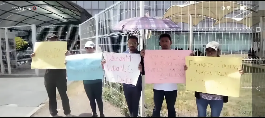 Ordenan libertad de Mayra Daniela tras comprobarse legítima defensa en homicidio de su pareja
