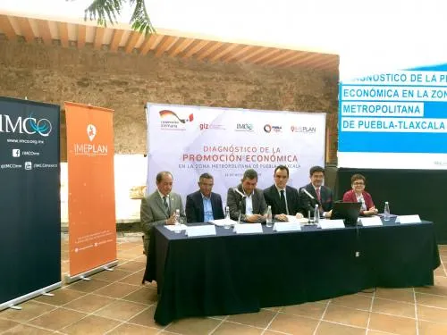 IMCO, GIZ e Imeplan presentaron el Diagnóstico de la promoción económica en la ZM de Puebla