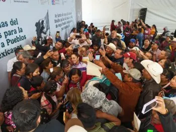 Entrega Claudia Sheinbaum 139.9 mdp del FAISPIAM a pueblos originarios de Querétaro