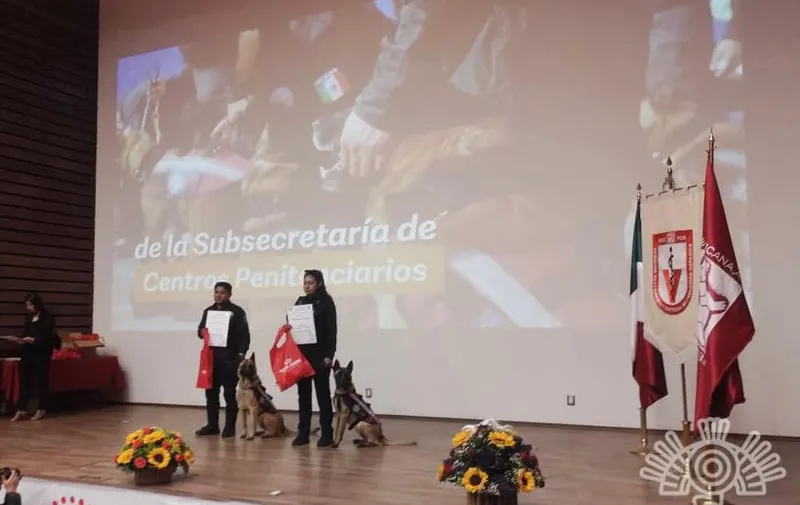 "Tory" y "César" fueron reconocidos como “Mejor Perro del Año en Trabajo y Servicio 2022”