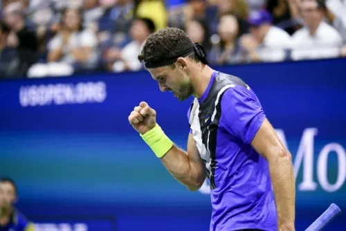 Grigor Dimitrov se inspira y elimina a Roger Federer del US Open