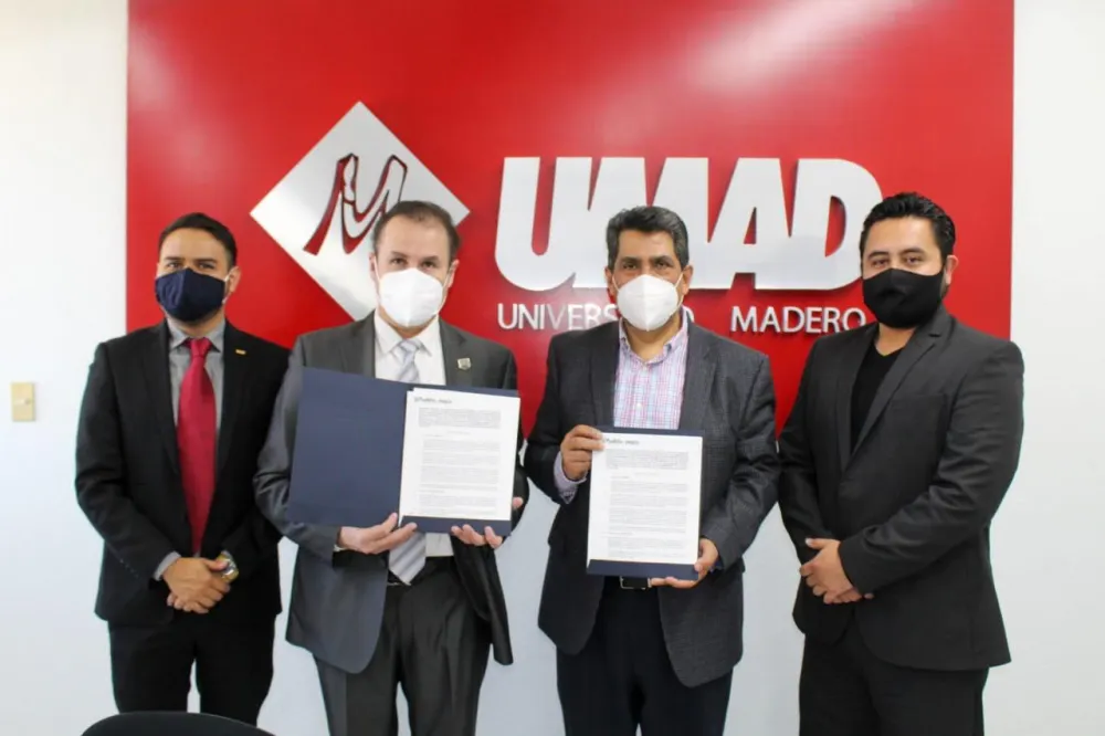 Firma IMACP convenio con Universidad Madero para programas de colaboración juvenil 