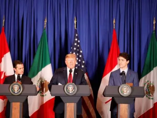 Peña, Trump y Trudeau firman tratado comercial T- MEC