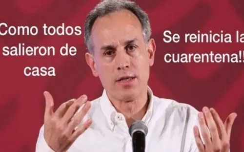 López-Gatell reacciona a su meme del sismo y lanza esta advertencia