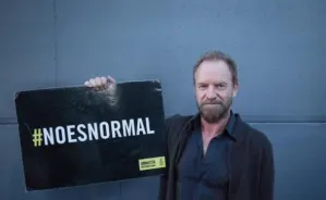 Se entrevista Sting con familias de mexicanos desaparecidos