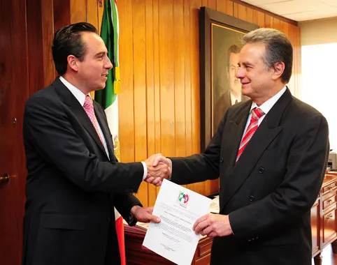 Designa Coldwell a Pablo Fernández delegado presidente del PRI en Puebla