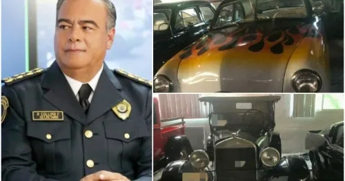 Catean domicilio de Raymundo Collins en Tequesquitengo; aseguran 41 autos clásicos