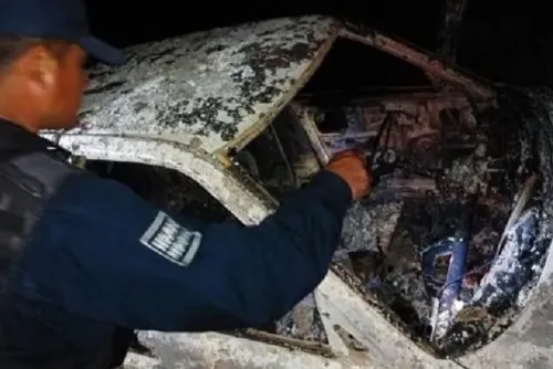 Encuentran cuerpos calcinados en Izúcar de Matamoros