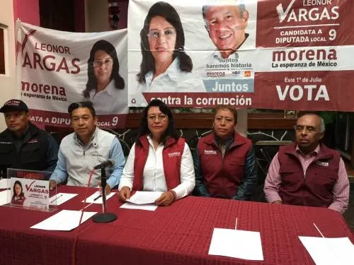 Candidata de Morena pide a ciudadanos su voto de confianza hacia su partido