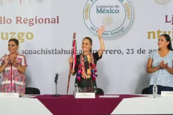 Presenta Sheinbaum Plan de Justicia del Pueblo Amuzgo como parte del Plan General Lázaro Cárdenas del Río